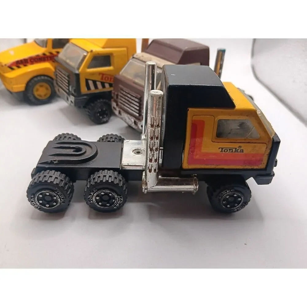 Lot Of 4 Toy Truck Cabs 3 Vintage TONKA TRUCK Cabs For Semi + 1989 Remco Truck
